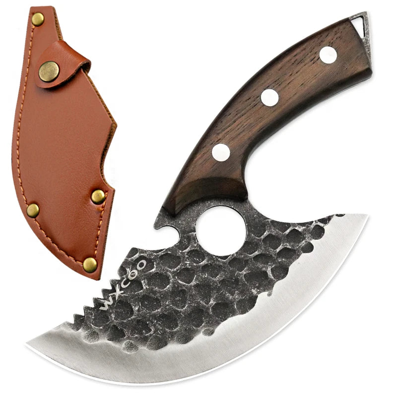 WXCOO Forged Chef Knife Set – Boning, Cleaver & Butcher Chef Knife Set Axl Knife E