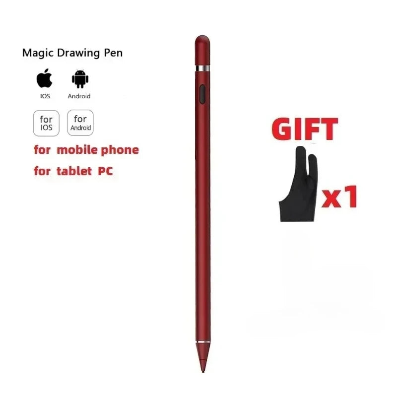Universal Stylus Pen for iPad, iPhone & Android Tablets Tablet Stylus Pen Axl Red Plus