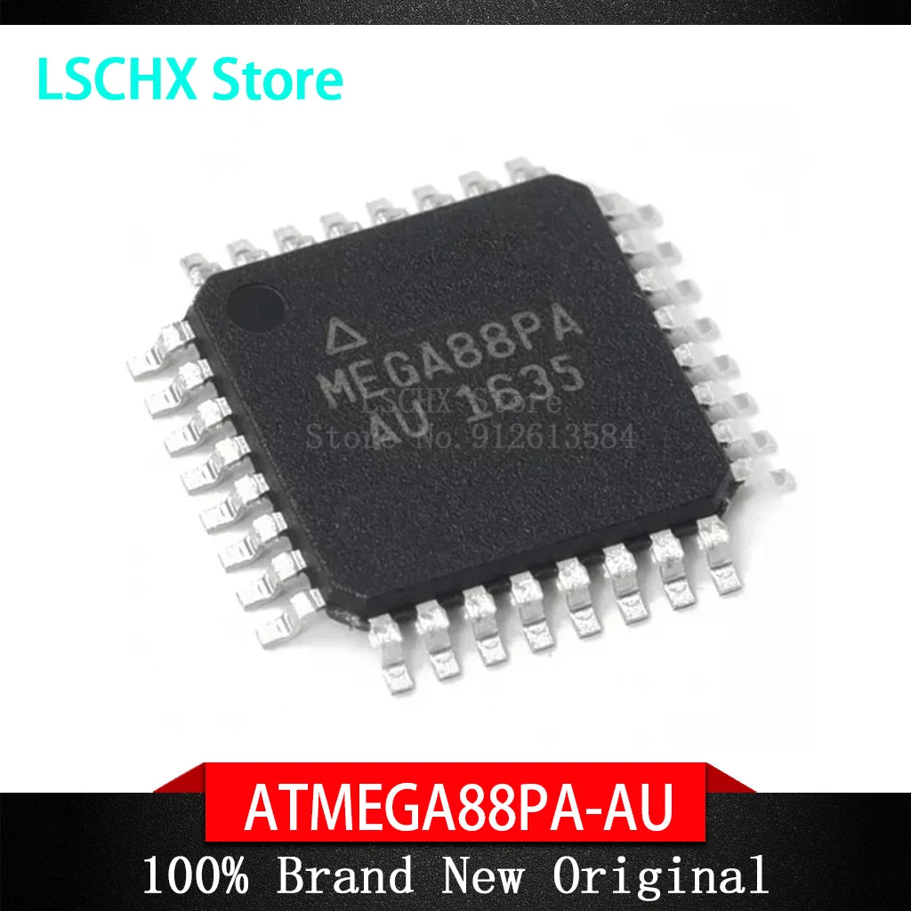 5pcs ATMEGA88PA-AU QFP32 & ATMEGA328P-PU AVR Microcontrollers Microcontroller IC Lot Axl ATMEGA328P-PU