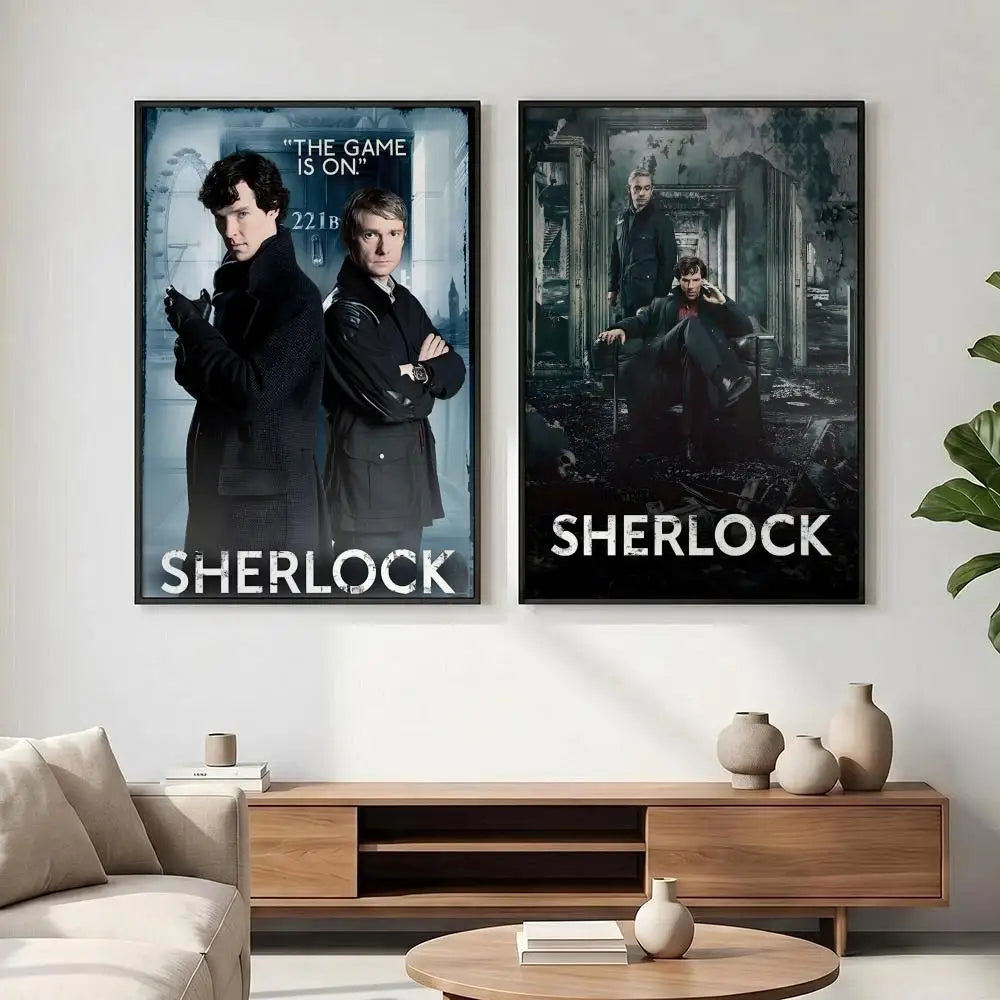 Sherlock Holmes HD Wall Poster – Waterproof Sticky Art Print Wall Art Poster Axl
