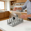 KEMORELA Kitchen Storage Rack – Pot Lid, Dish & Board Holder Kitchen Storage Rack Axl Gray