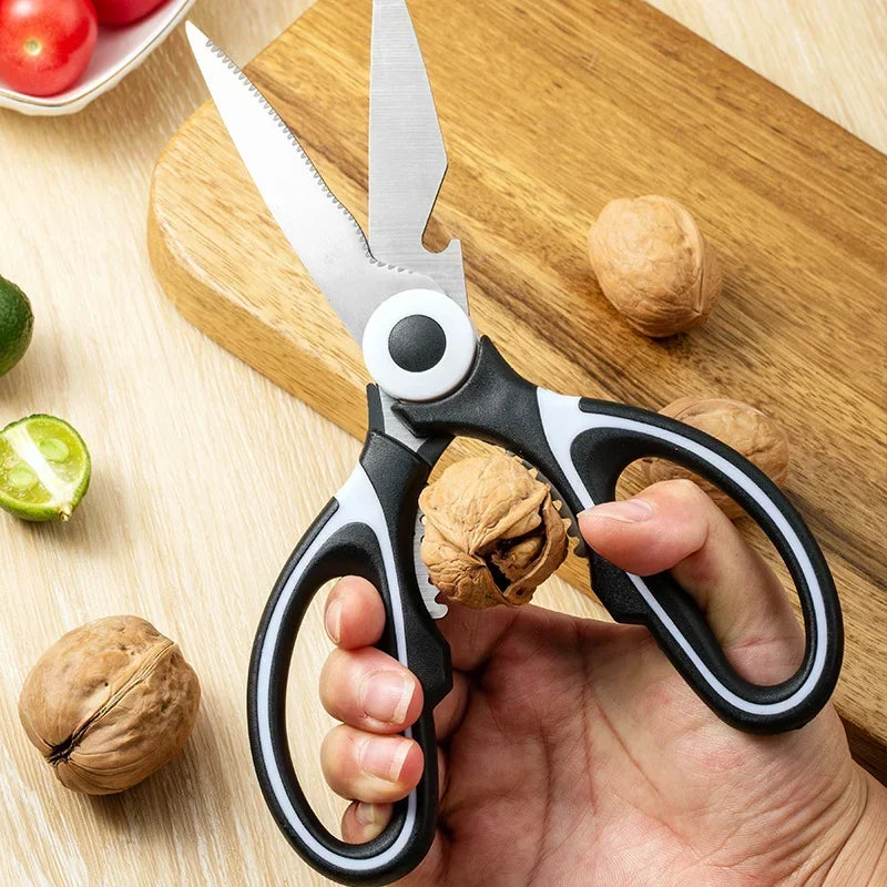 SHENJIU Kitchen Scissors – Stainless Steel Heavy Duty Shears Kitchen Scissors Axl