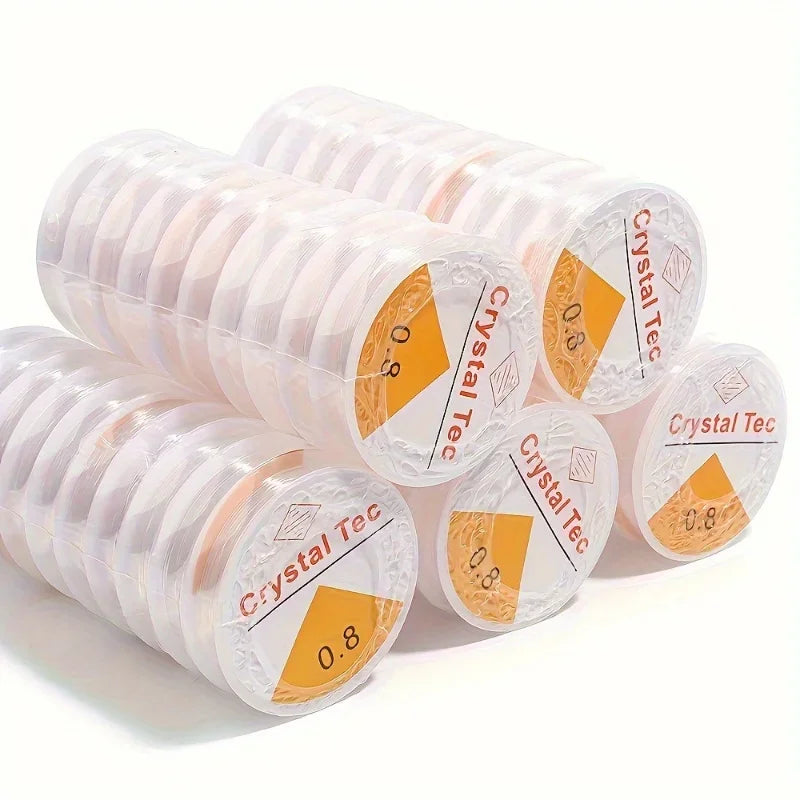 10pcs Crystal Elastic Thread – DIY Bracelet Beading Cord Jewelry Making Cord Axl
