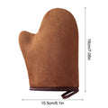 Double-Sided Self-Tanning Mitt Applicator Glove with Thumb Self-Tanning Mitt Axl Brown