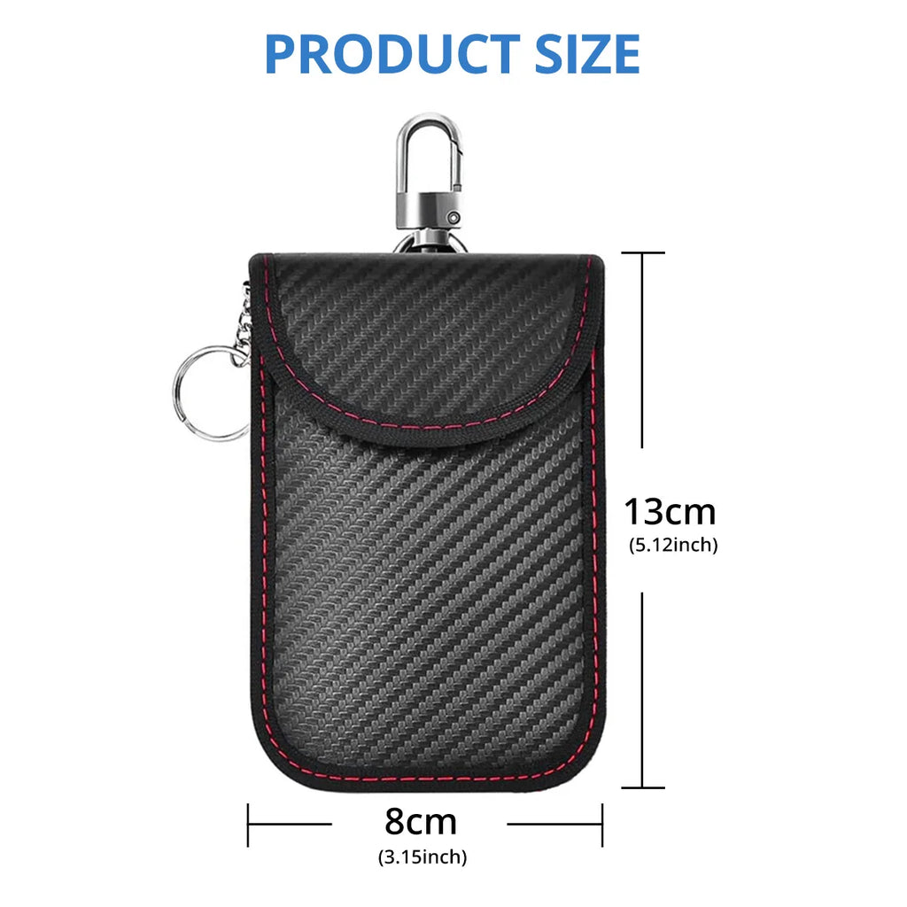 Faraday Bag Key Fob Protector – RFID Signal Blocking Pouch Key Fob Faraday Bag Axl