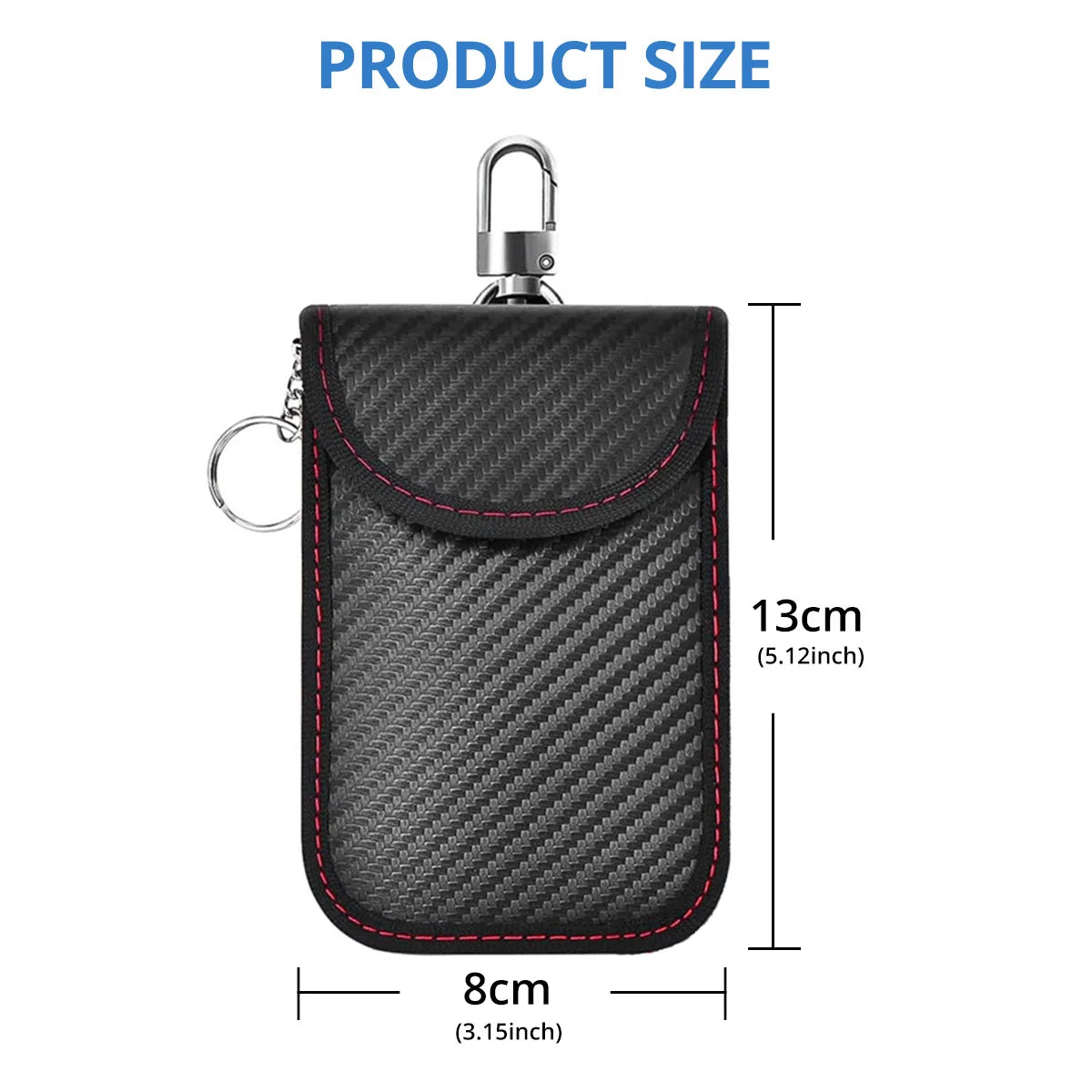 Faraday Bag Key Fob Protector – RFID Signal Blocking Pouch Key Fob Faraday Bag Axl