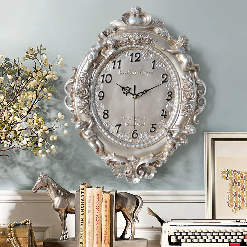 Nordic 3D Large Silent Wall Clock – Modern Home Decor Wall Clock Axl