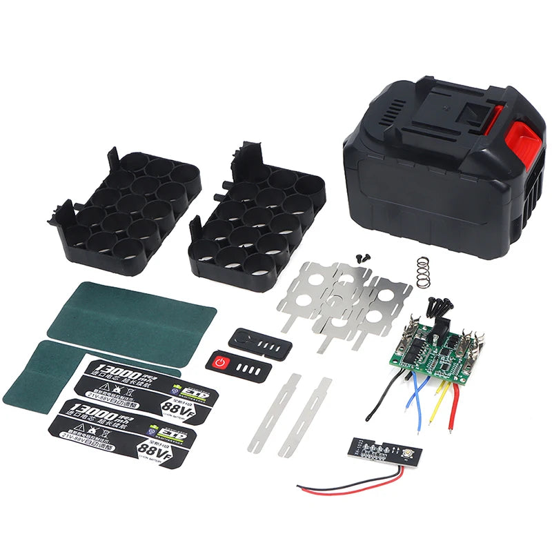 18V Li-Ion Battery Case & PCB Board for Power Tool Repair Battery Case PCB Kit Axl