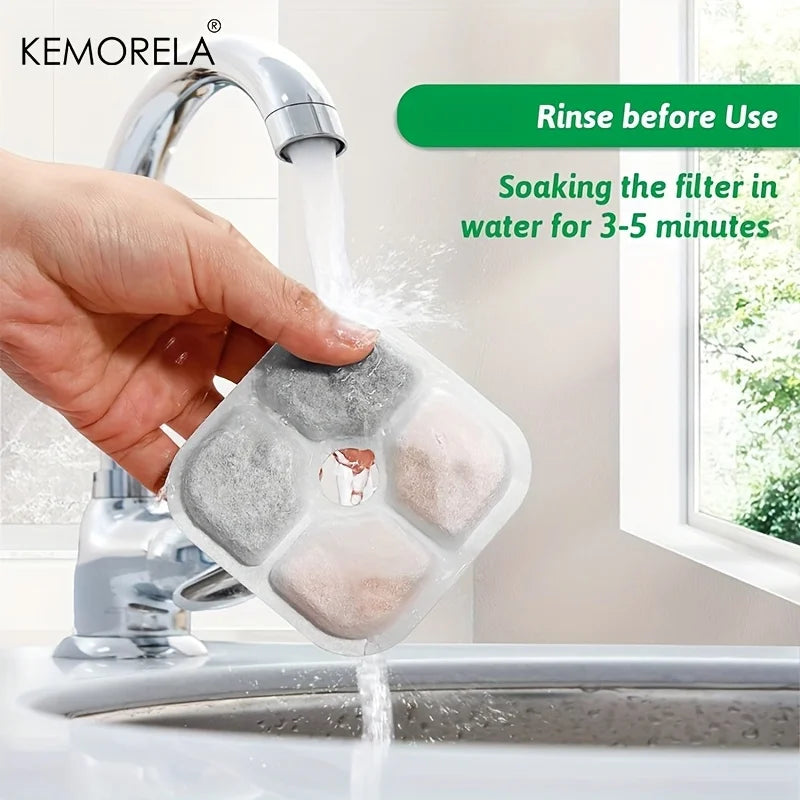 KEMORELA 6/12 Replacement Filter Chips – Pet Cat Water Fountain Pet Fountain Filter Axl