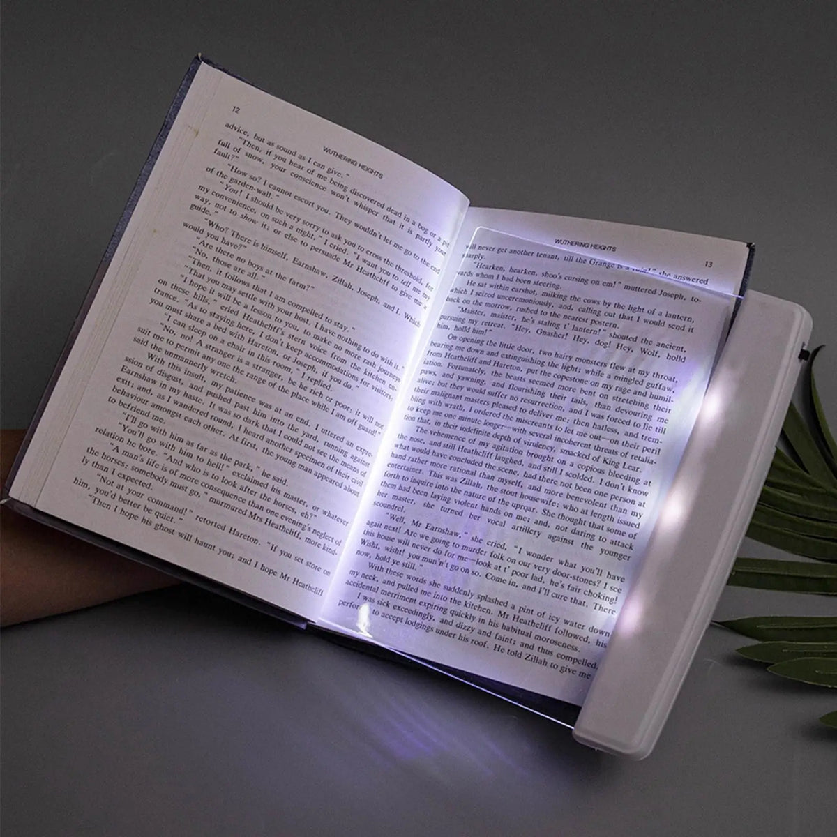 LED Flat Book Light – Portable Page Illuminator for Night Reading LED Book Light Axl