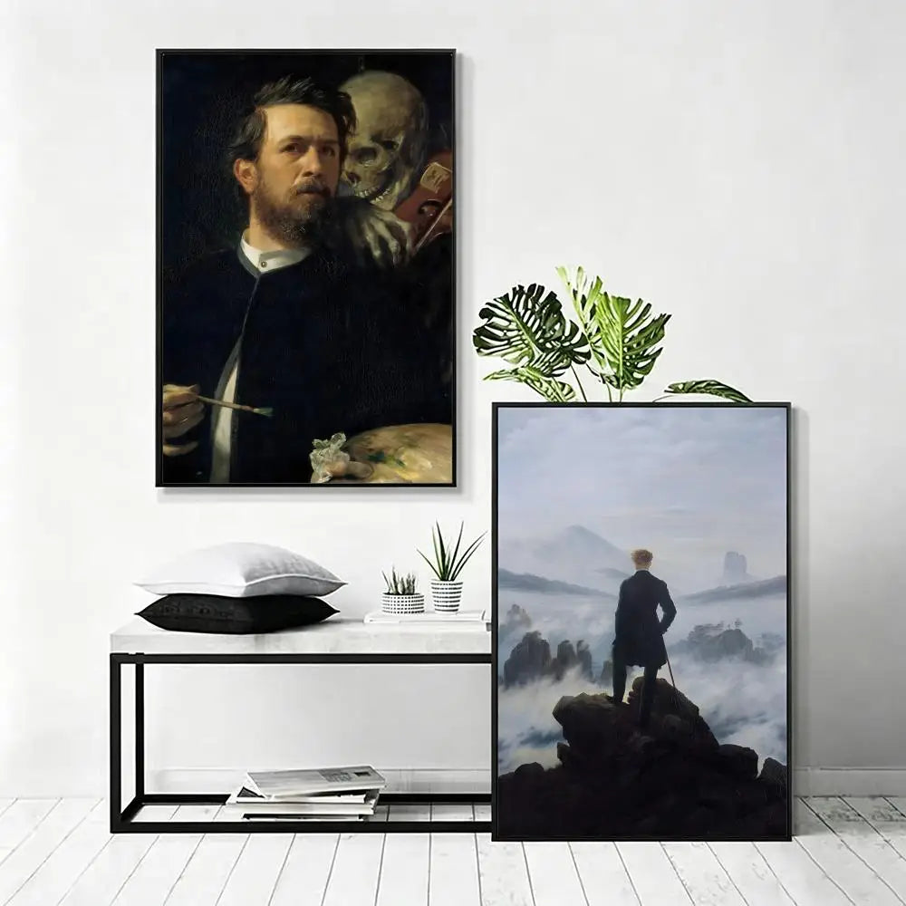 Caspar David Friedrich Art Poster – HD Waterproof Wall Decor Art Wall Poster Axl