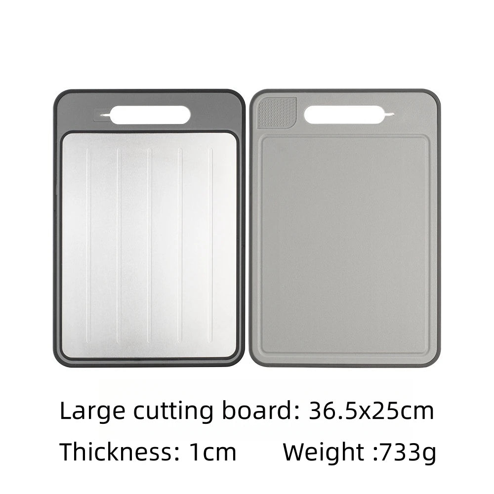Aluminum Defrost Cutting Board – Grinder & Knife Sharpener Defrost Cutting Board Axl Grey Large size China Mainland
