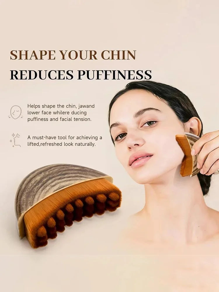 Facial Contour Brush – Soft Bristle Face Sculpting Massager Face Sculpting Brush Axl