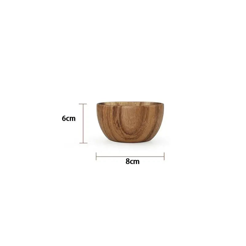 Large Wooden Salad Bowl – Kitchen Cutlery Organizer Wooden Salad Bowl Axl one size A2
