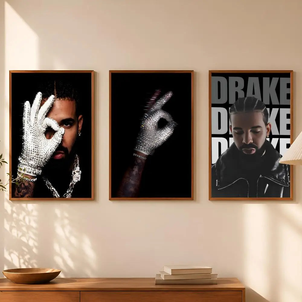Drake HD Self-Stick PVC Wall Art Poster – Waterproof Decor Wall Art Poster Axl
