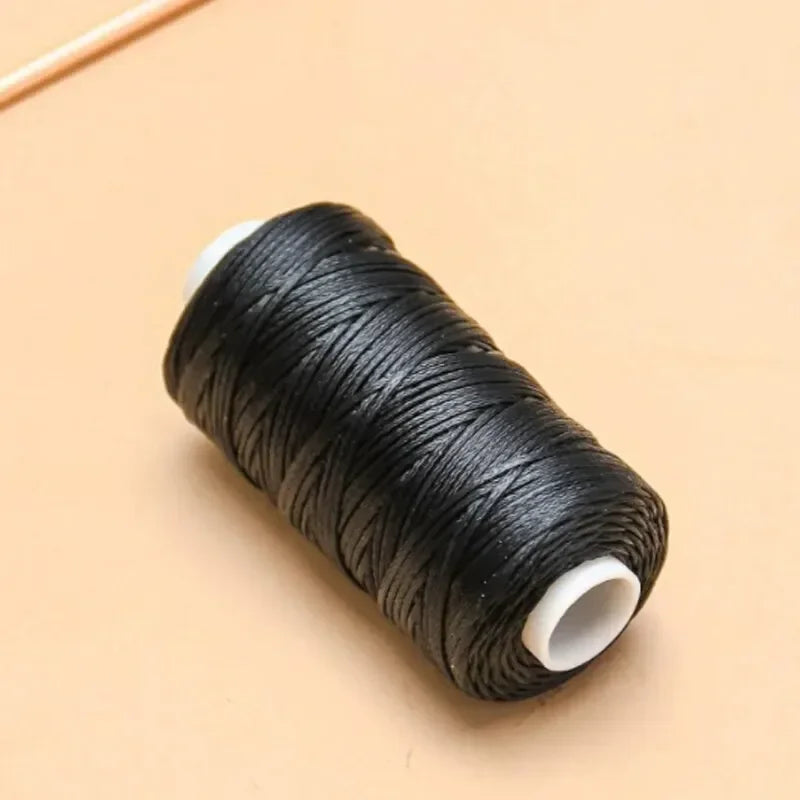 150D Flat Waxed Leather Thread 0.8mm – 50m DIY Sewing Spool Leather Craft Thread Axl