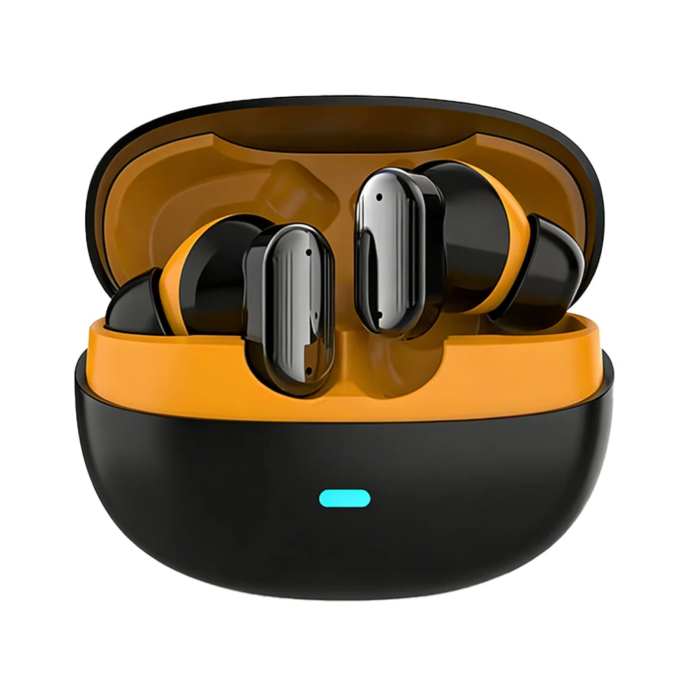 Y600 Bluetooth 5.4 TWS Earbuds – HiFi Sound, Long Battery Life Wireless TWS Earbuds Axl black