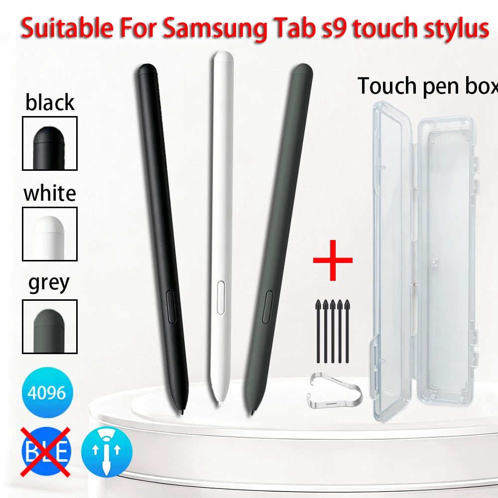 4096-Level Stylus Pen & Nibs for Samsung Galaxy Tab S9/S9+/S9 FE Tablet Stylus Pen Axl