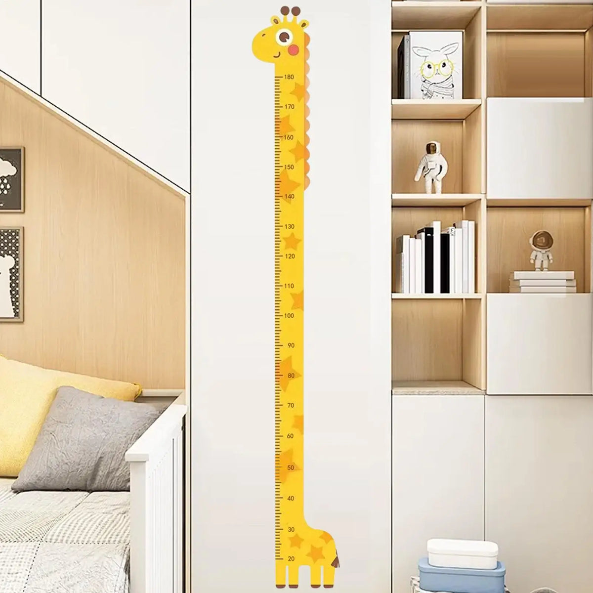Kids Animal Wall Height Chart – Peel & Stick Growth Ruler Kids Growth Chart Axl