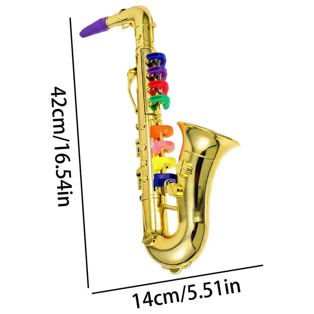 Kids Toy Saxophone – Educational Musical Instrument for Children Kids Musical Toy Axl Gold