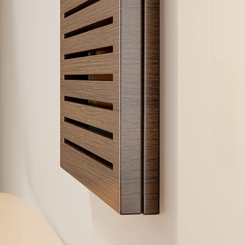 Wood Wall Art Meter Box Cover Panel – Modern Home Decor Decorative Wall Panel Axl
