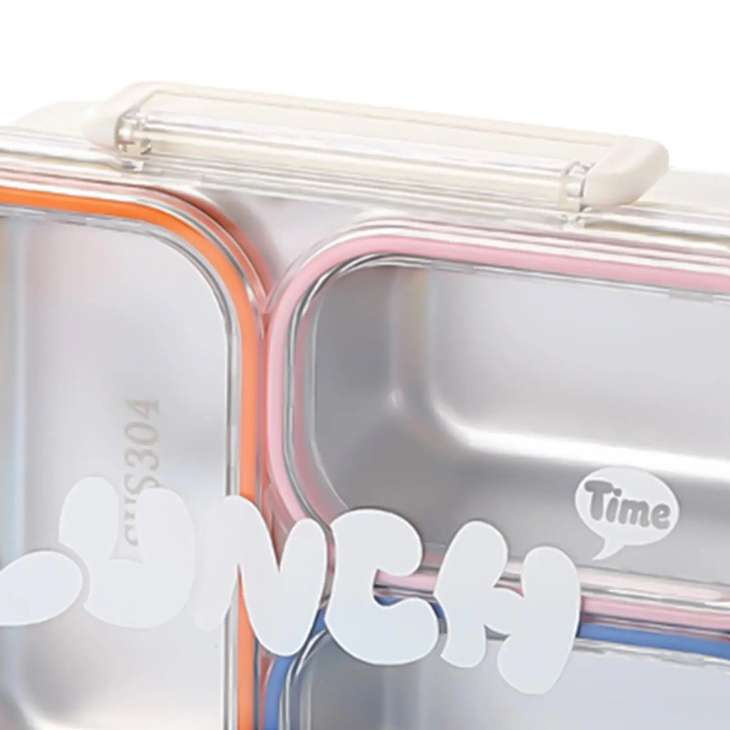 304 Stainless Steel Lunch Box – 3-Compartment Leakproof Bento Stainless Steel Lunch Box Axl