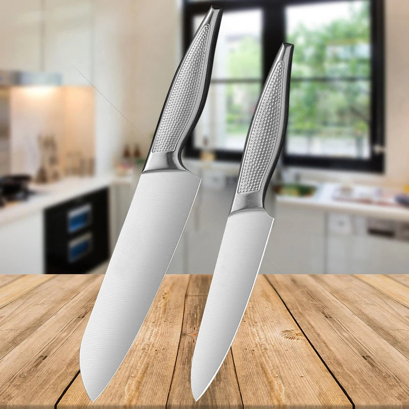 Professional Stainless Steel Chef Knife & Fruit Peeler Set Kitchen Knife Set Axl 2pcs
