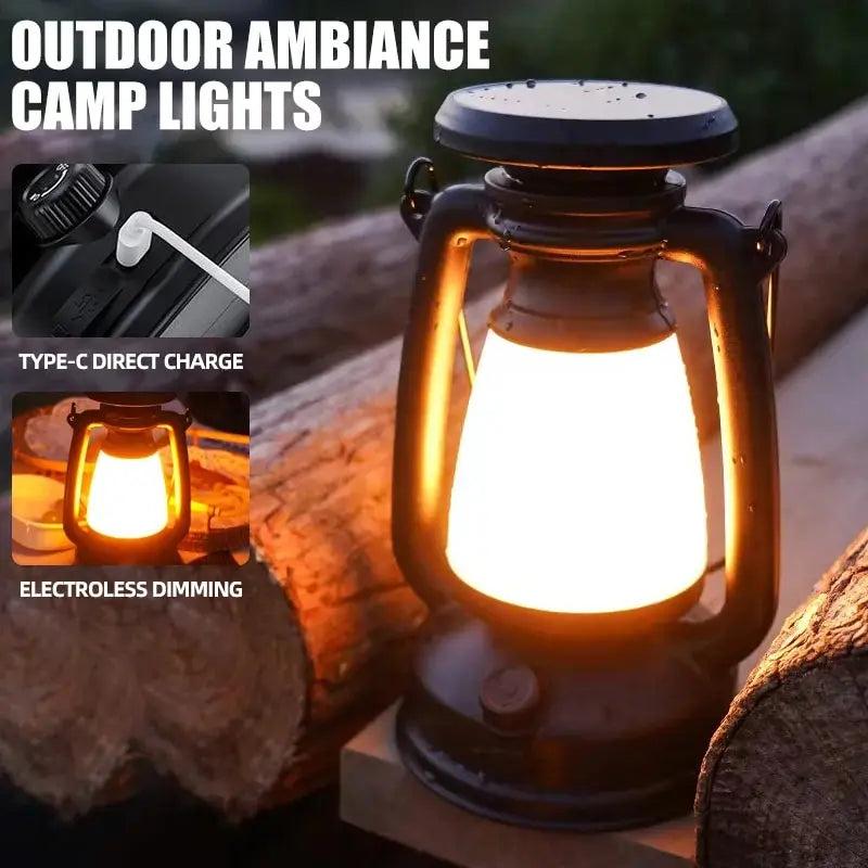Retro Horse LED Lantern – Rechargeable Atmosphere Table Lamp LED Atmosphere Lantern Axl