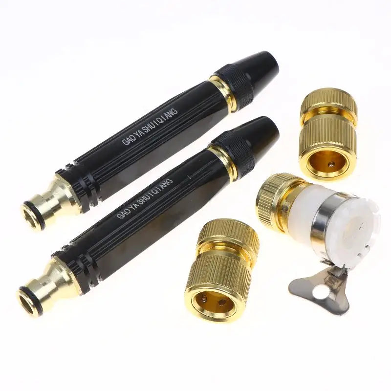 High Pressure Garden Hose Jet Spray Nozzle | Metal, Leak-Proof Garden Hose Nozzle Axl