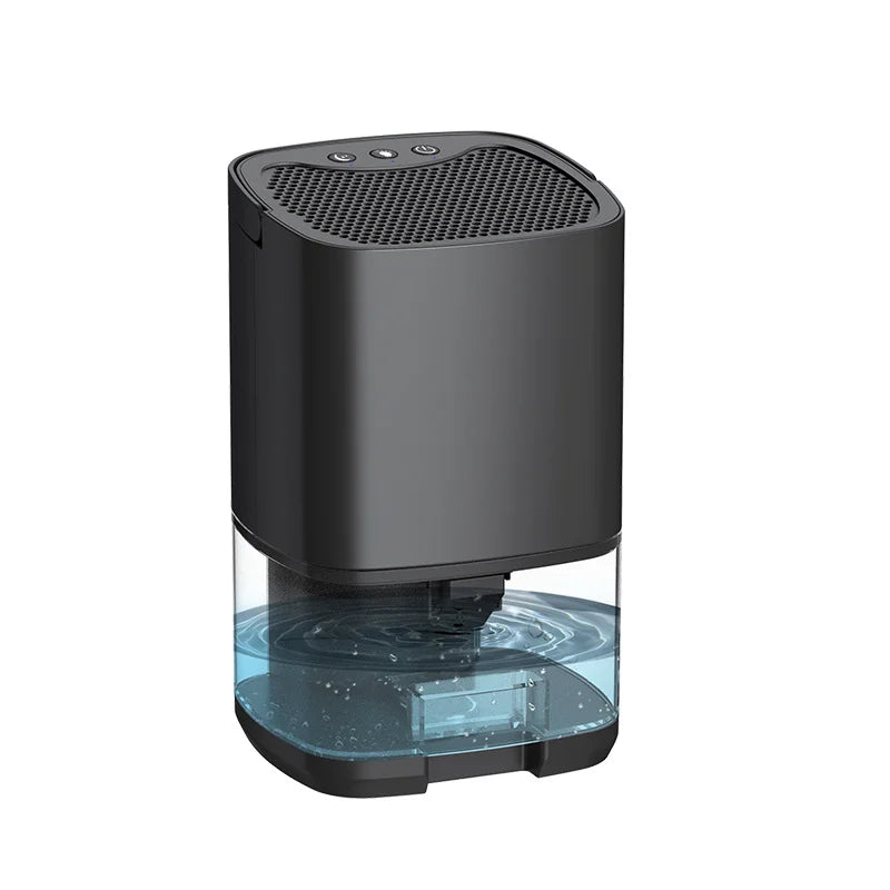 BALASHOV 1000ml Compact Silent Dehumidifier – Office & Kitchen Compact Dehumidifier Axl black EU Plug