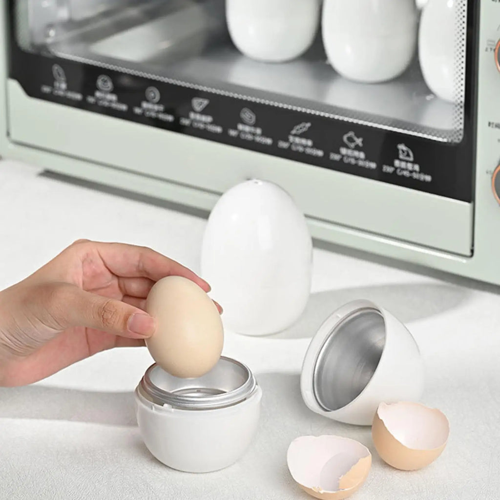 Microwave Egg Steamer & Boiler Cooker – Soft or Hard Eggs Fast Microwave Egg Cooker Axl