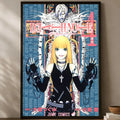 Death Note Anime Wall Poster – Self-Stick HD PVC Waterproof Anime Wall Poster Axl White18 50X70cmNoframe