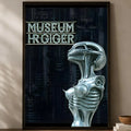 H.R. Giger Wall Art Poster – Self-Stick Waterproof Decor Wall Art Poster Axl White05 15X20cmNoframe