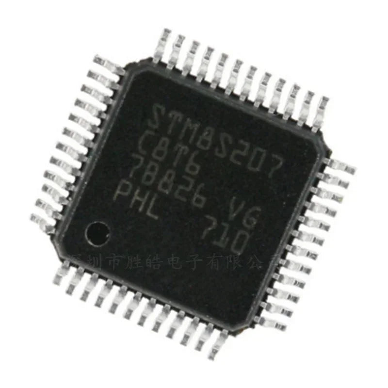 STM8S207C8T6 C6T6 CBT6 STM8S007C8T6 LQFP-48 MCU IC Chip Microcontroller IC Axl STM8S207CBT6