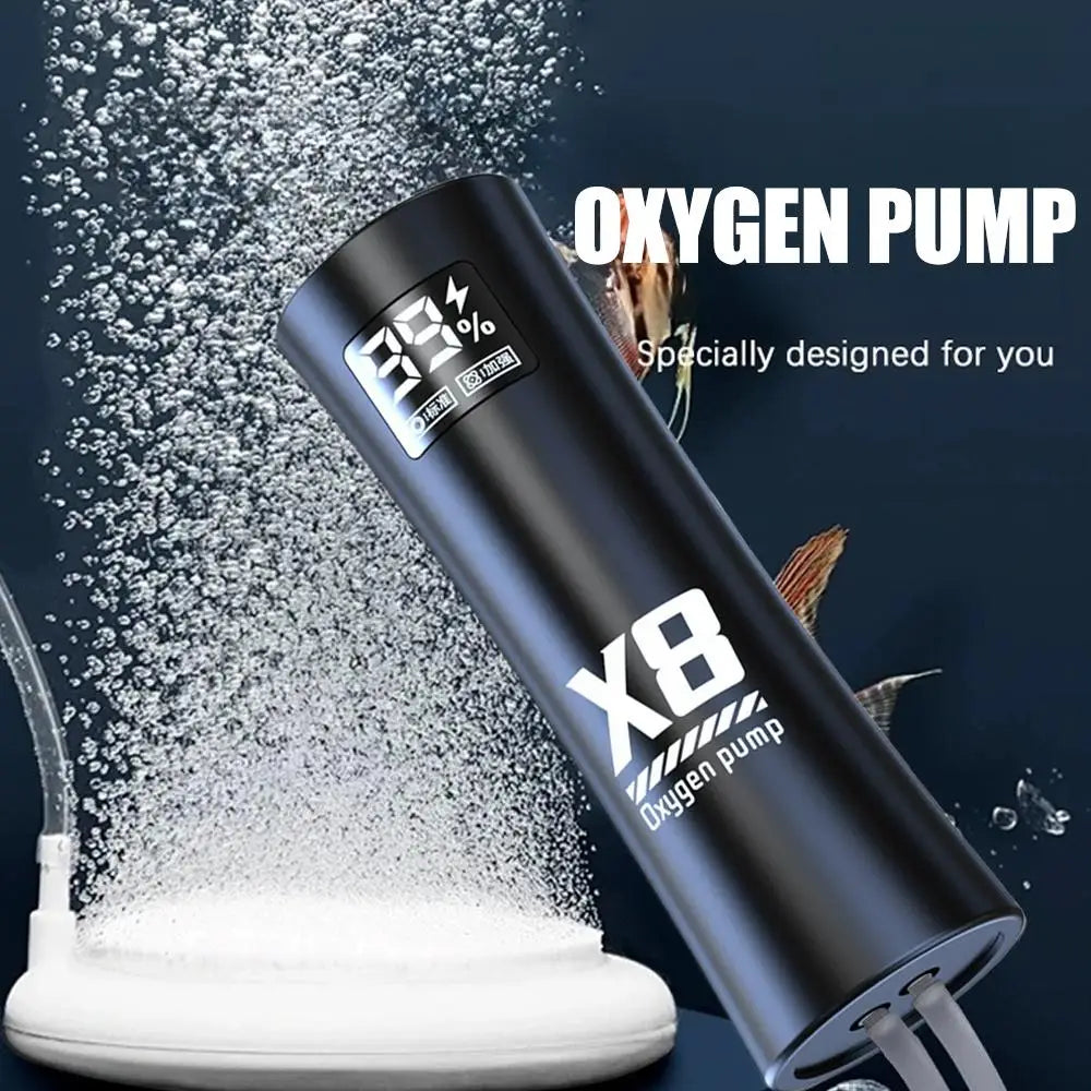 Portable USB Aquarium Air Pump – Silent Mini Oxygenator Aquarium Air Pump Axl