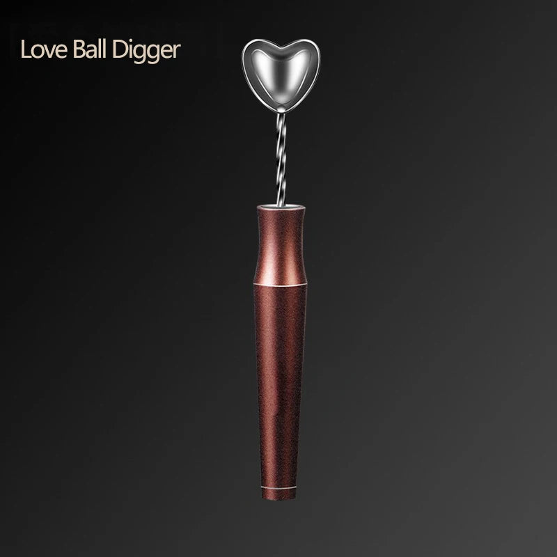 Stainless Steel Melon Baller, Fruit Carving & Ice Cream Scoop Melon Baller Scoop Axl Love type