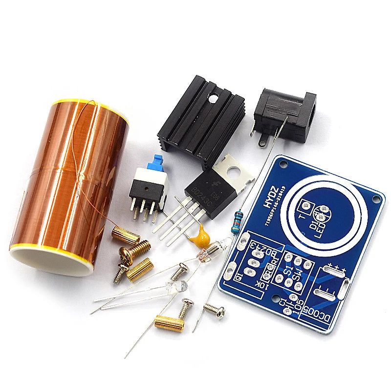 DIY Mini Tesla Coil Kit BD243 – Plasma Arc & Wireless Power Module DIY Electronics Kit Axl DIY Kit