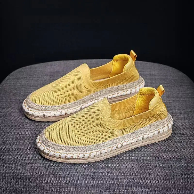 Women's Breathable Mesh Flat Slip-On Shoes | Summer Casual Women's Flat Shoes Axl