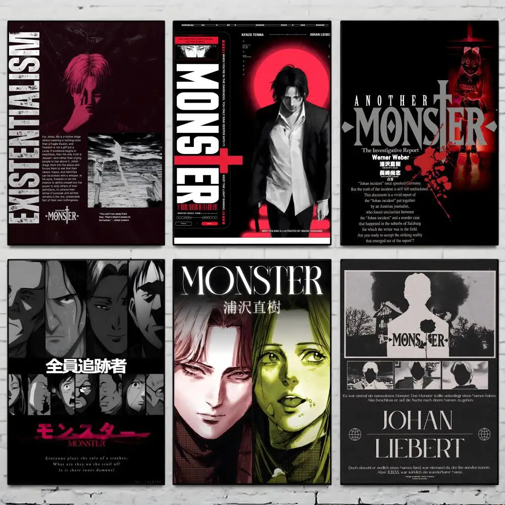 Anime Monster HD Wall Poster – Waterproof Self-Adhesive Sticker Art Wall Poster Axl