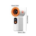 100-Speed Digital Display Mini Handheld Fan – Portable Turbo Handheld Portable Fan Axl White