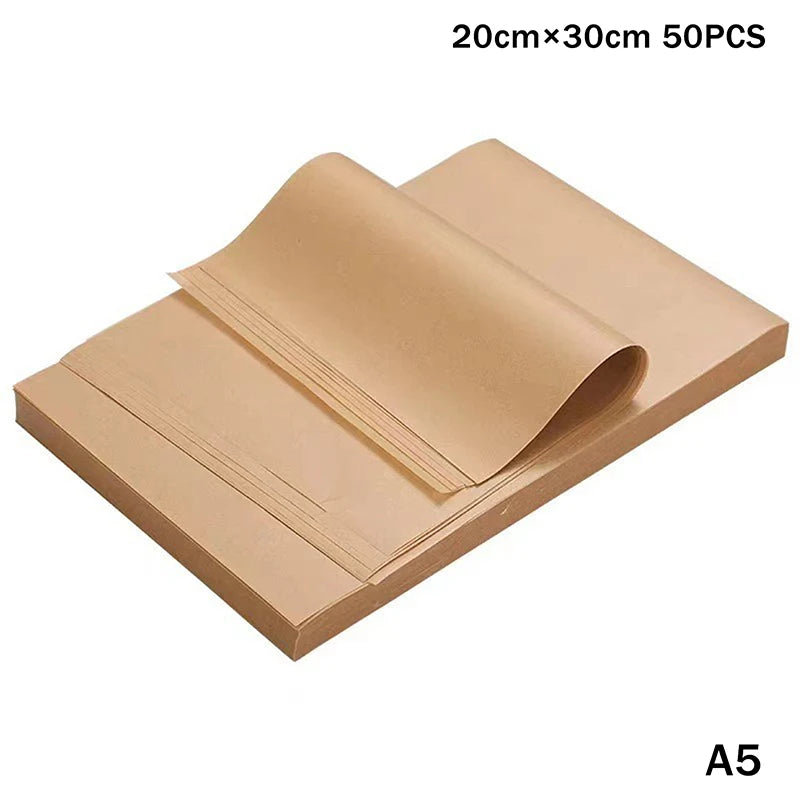 Square Parchment Paper Sheets 50/100 Pcs – Food Grade Baking Baking Parchment Paper Axl A5