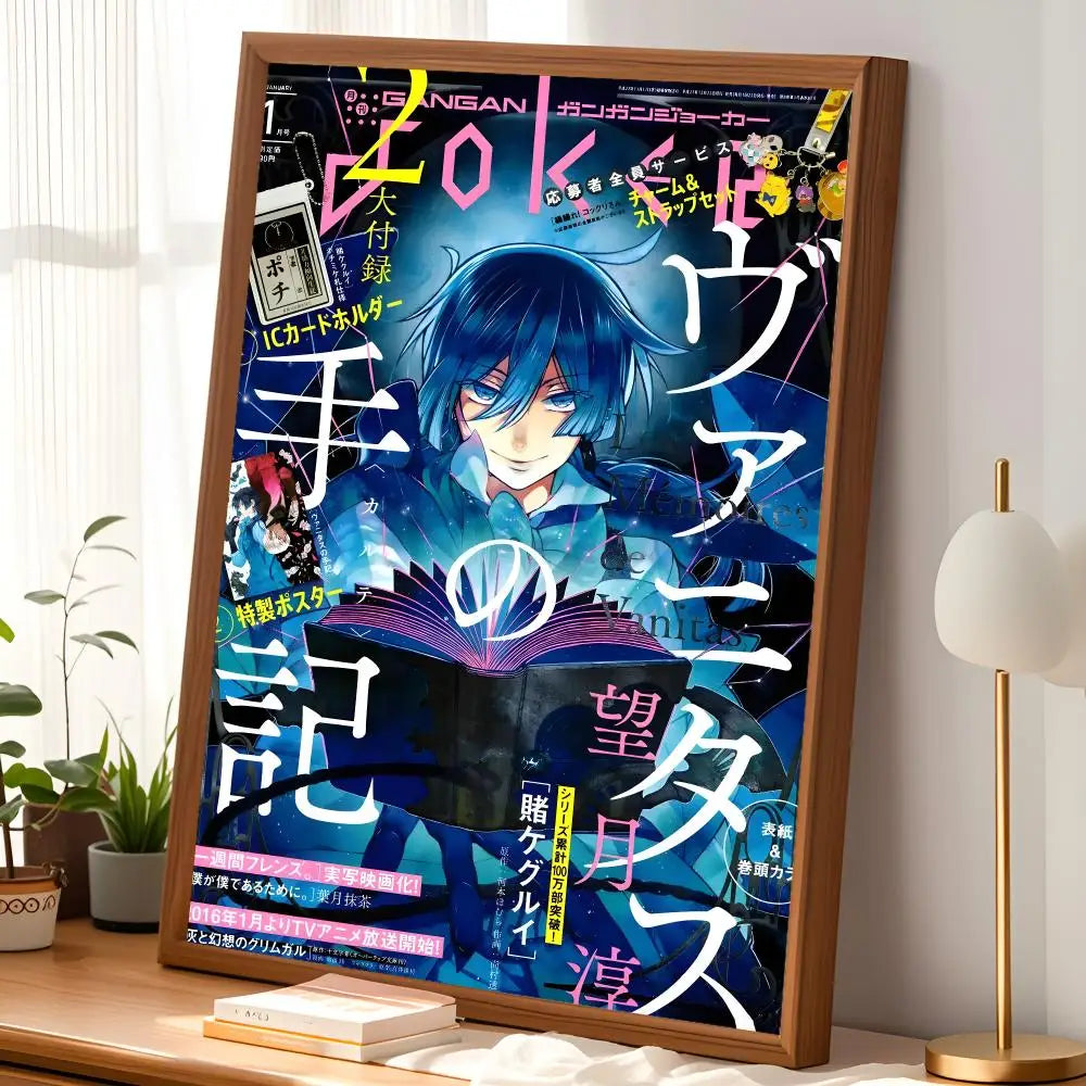 Case Study of Vanitas Poster – HD Self-Stick Wall Art Decor Anime Wall Poster Axl