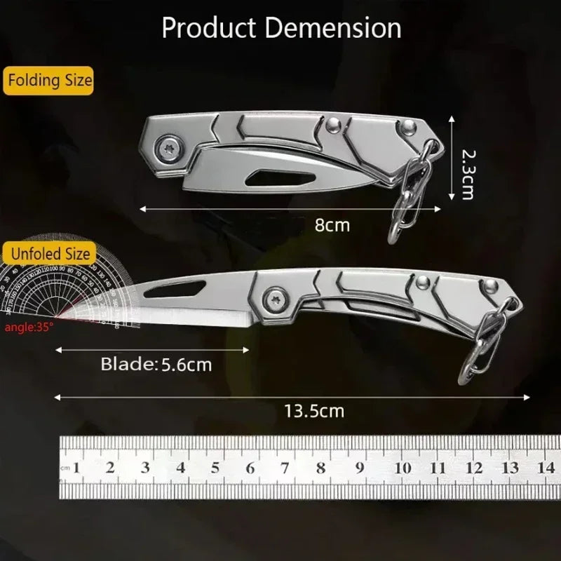 Stainless Steel Folding Pocket Knife – Portable Outdoor Multi-Use Folding Pocket Knife Axl