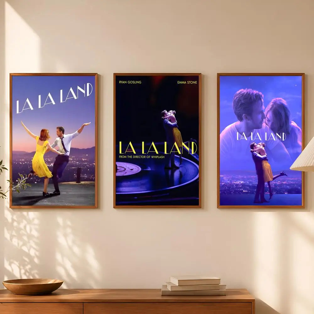 La La Land Movie Poster – Self-Stick HD PVC Wall Art Decor Wall Art Poster Axl
