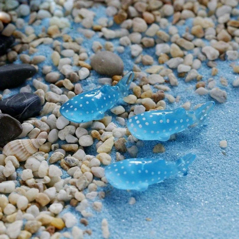 Mini Resin Ocean Figurines – Whale, Dolphin & Shark Statues Resin Figurine Set Axl