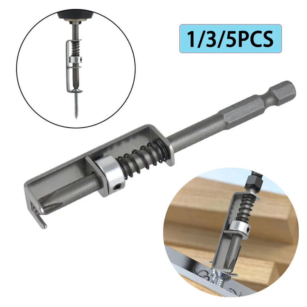 Spring-Loaded Screw Holder Bit | Anti-Drop Driver Bit 1/3/5 Pk Screw Holder Bit Axl