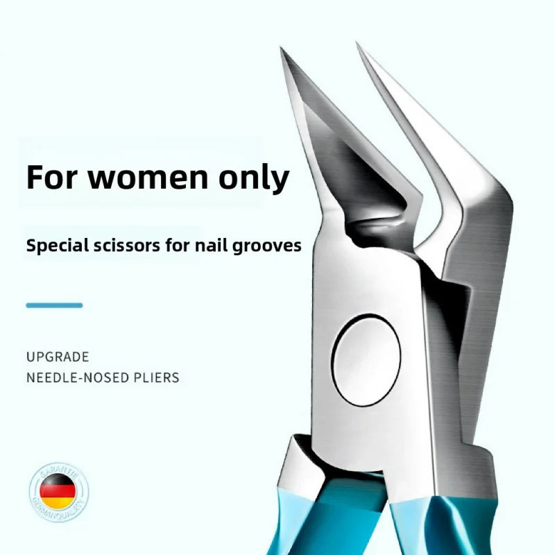 Professional Toenail Nipper Slanted Tip – Stainless Steel Cuticle Tool Nail Nipper Tool Axl