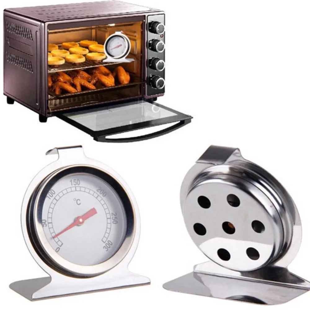 Stainless Steel Oven Thermometer Dial 50–300°C Kitchen Gauge Oven Thermometer Axl