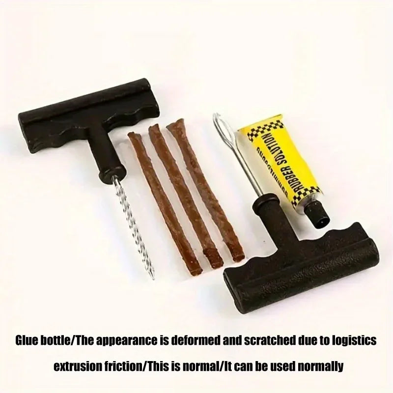 Car & Motorcycle Tire Repair Kit – Emergency Puncture Tool Tire Repair Kit Axl
