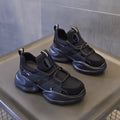 Women's Chunky Platform Sneakers – Breathable Height Boosting Chunky Platform Sneakers Axl Black 39